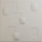 Ekena Millwork 19 5/8in. W x 19 5/8in. H Avila EnduraWall Decorative 3D Wall Panel Covers 2.67 Sq. Ft. WP20X20AVGBW - alternate 1